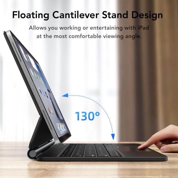 Marasone iPad Pro 12.9 Keyboard Case-tablet keyboard-black