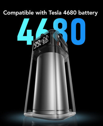 4680 Power Bank 25000Mah Battery Pack Fast Charging 20W (92.5Wh) with Built in Cable“Four for Phone Charging” Compatible with MacBook Pro/Air, iPhone 15/14/13 Series,Samsung, Dell, and More