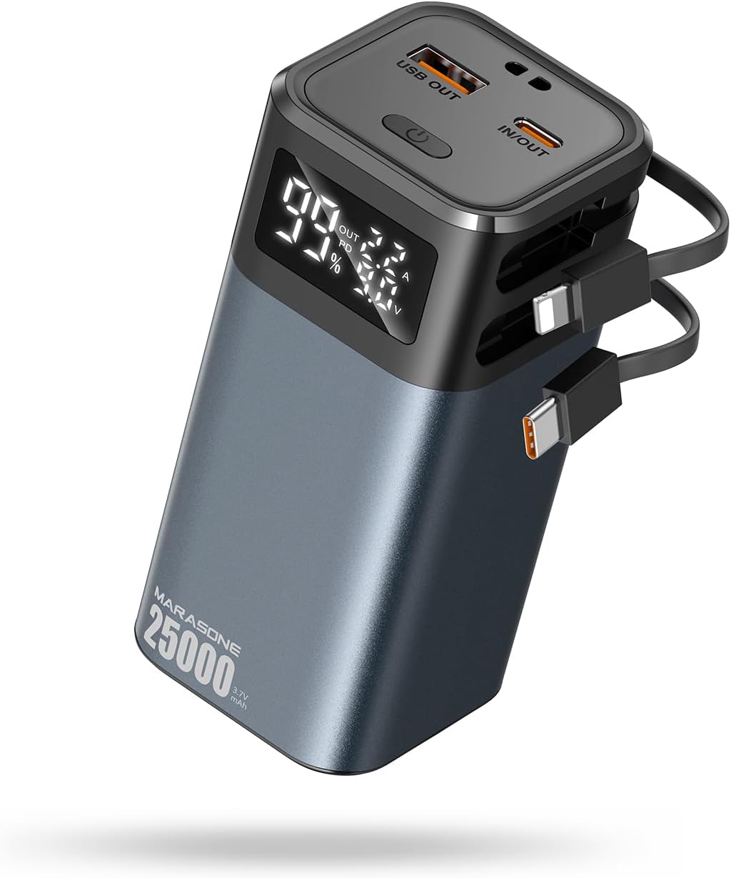 4680 Power Bank 25000Mah Battery Pack Fast Charging 20W with