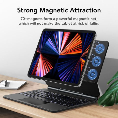 Marasone iPad Pro 12.9 Keyboard Case-tablet keyboard-black